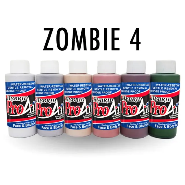 ProAiir Zombie 4 kit maquillage hybride 6 couleurs 30 ml