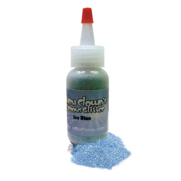 F.A.B. Mama Clown Ice Blue paillettes 1 oz pot iridescent
