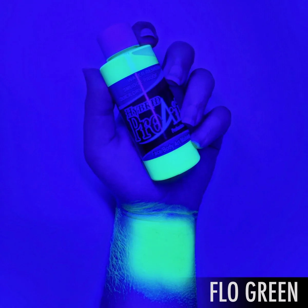 ProAiir Hybrid maquillage Vert Fluo 60 ml UV blacklight