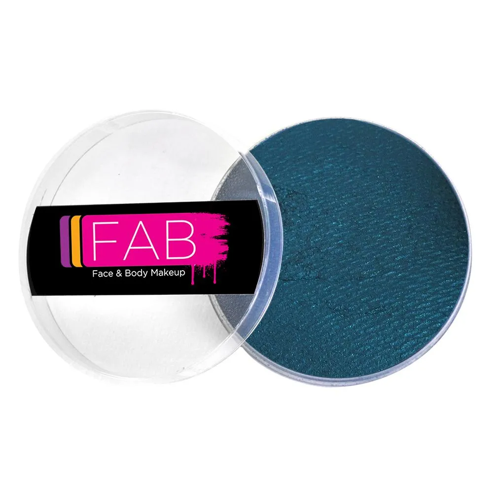F.A.B. 273 Snow Petrol Shimmer fard visage 16g bleu