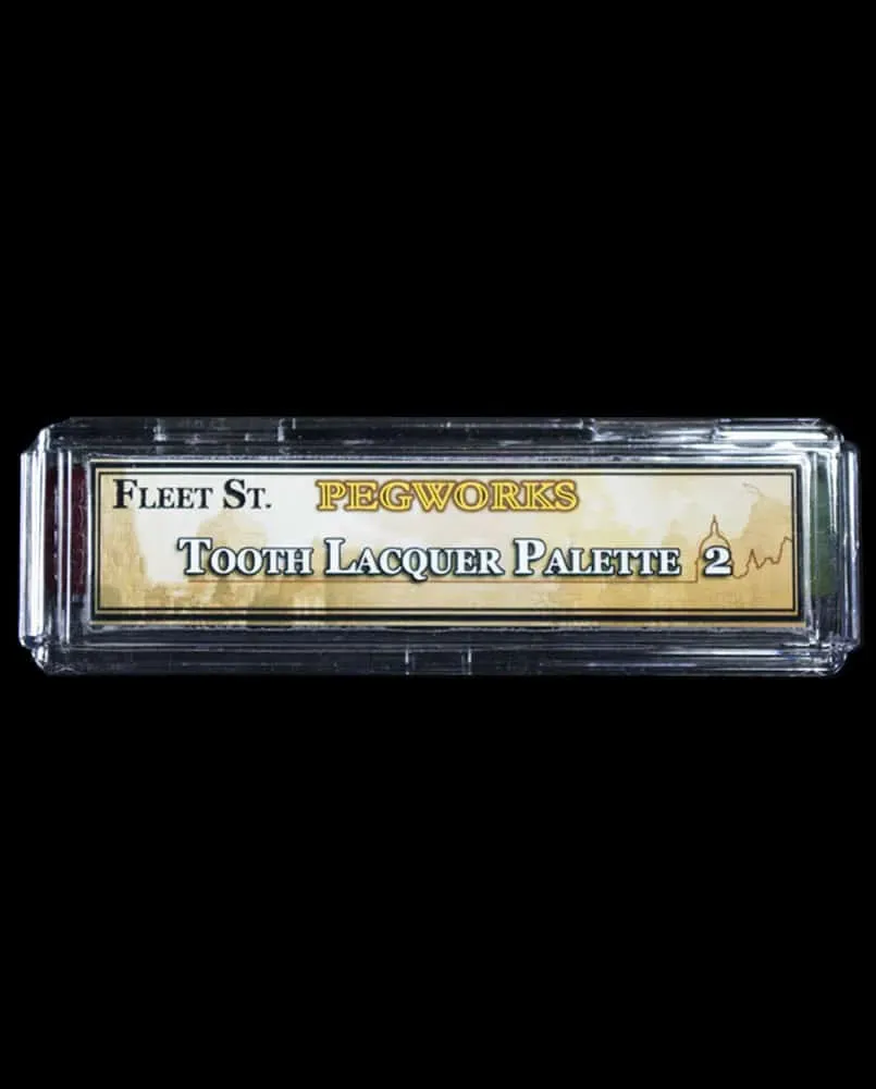 Fleet Street Pegworks Tooth Lacquer Palette 2 laque dents