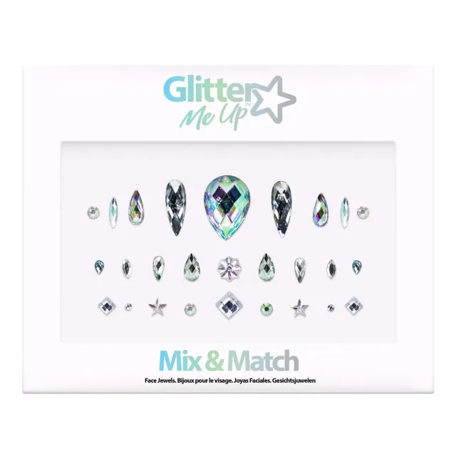 Paintglow Glitter Me Up Mix & Match bijoux visage multicolore