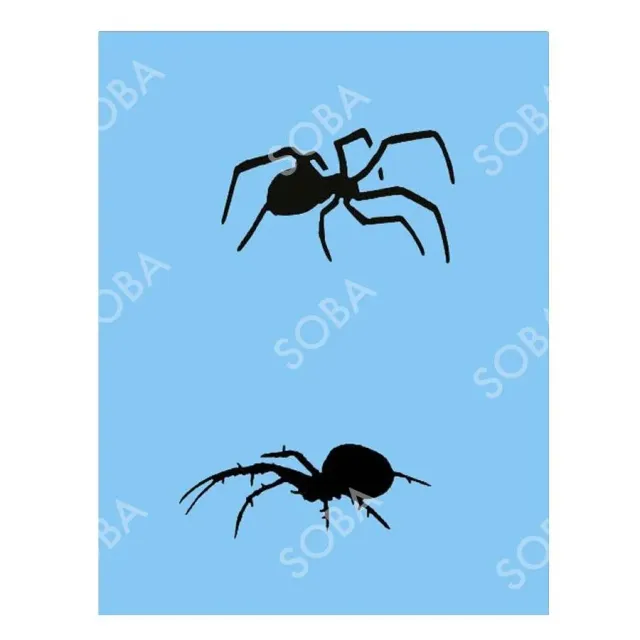 ProAiir StencilEyes QEZ82 araignées pochoir Halloween
