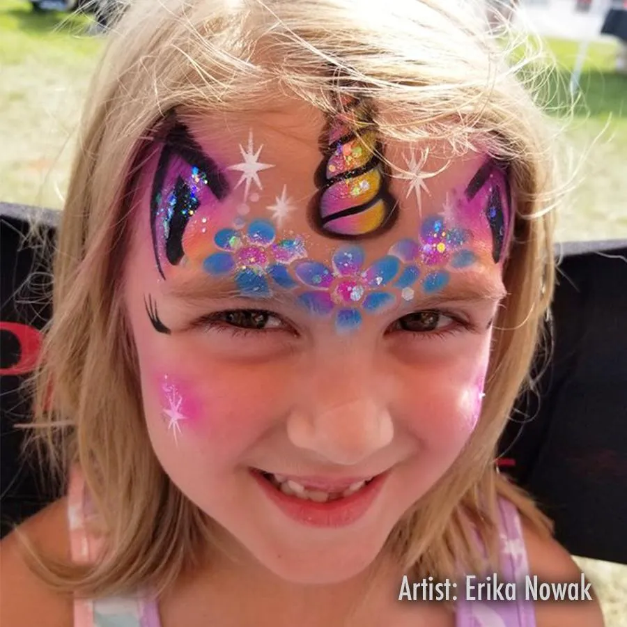 ProAiir StencilEyes Sparkle pochoir visage licorne taille unique