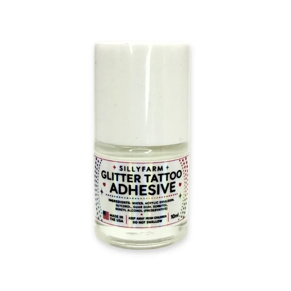 F.A.B. Glitter Tattoo Adhesive colle paillettes 10ml pinceau