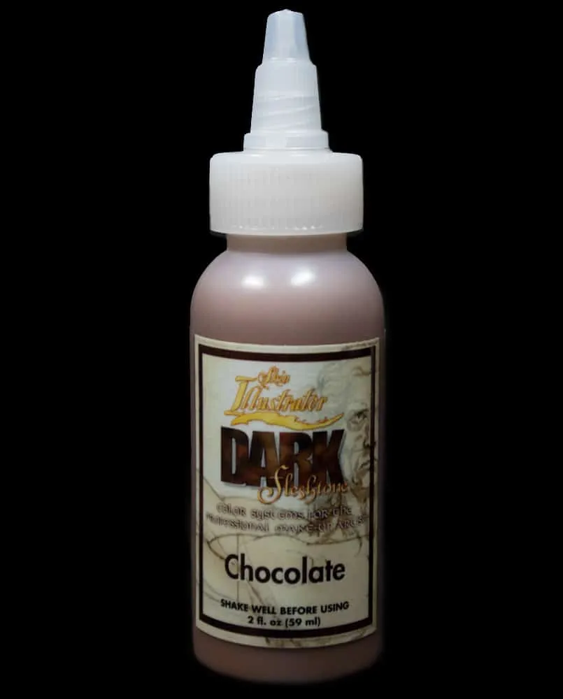 Skin Illustrator Dark Flesh Tone Palette couleurs liquides