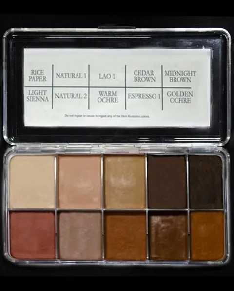 Skin Illustrator NYU Custom Flesh palette alcool tons chair