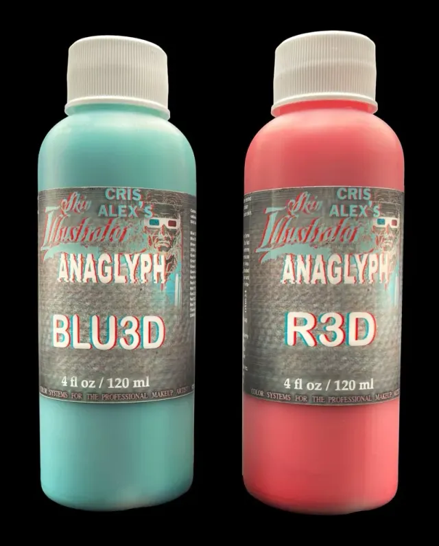 Skin Illustrator Anaglyph liquides maquillage effet 3D