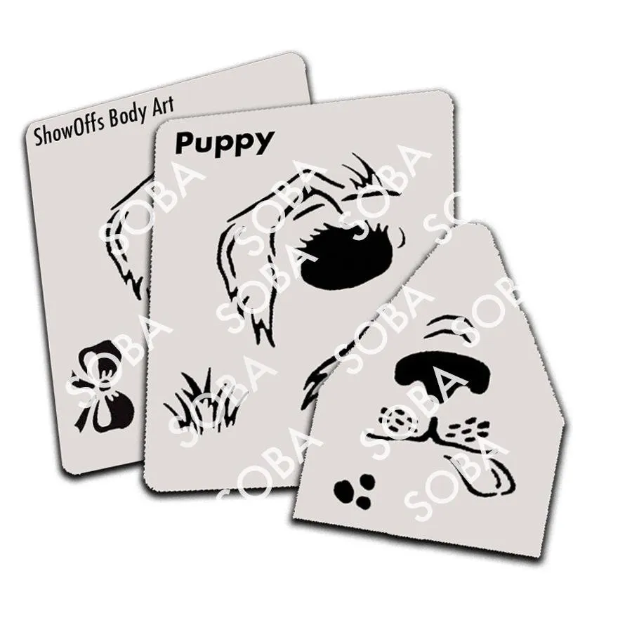 ProAiir StencilEyes Puppy pochoir visage chien mixte