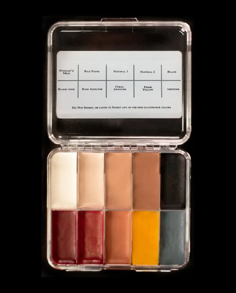 Skin Illustrator Powdah On Set palette fard alcool blessures