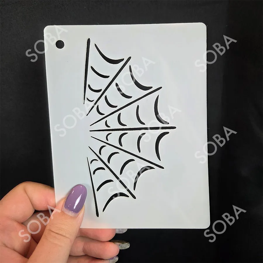 ProAiir QuickEZ QEZ60 Spider Web pochoir visage toile araignée