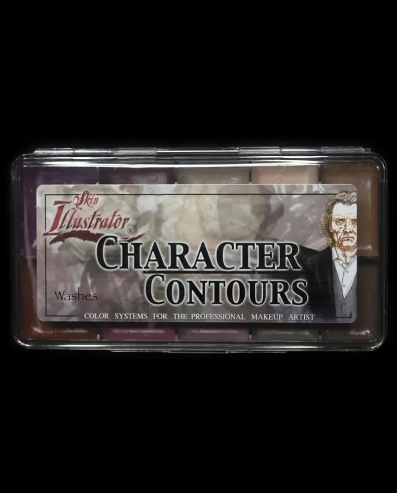 Skin Illustrator Character Contours palette maquillage washes