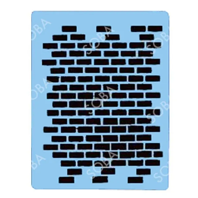 ProAiir QuickEZ QEZ25 Bricks pochoir visage effet briques