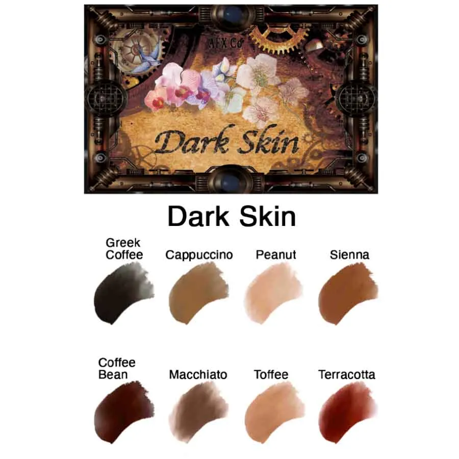 Bluebird Dark Skin Palette palette encres 32g peau foncée