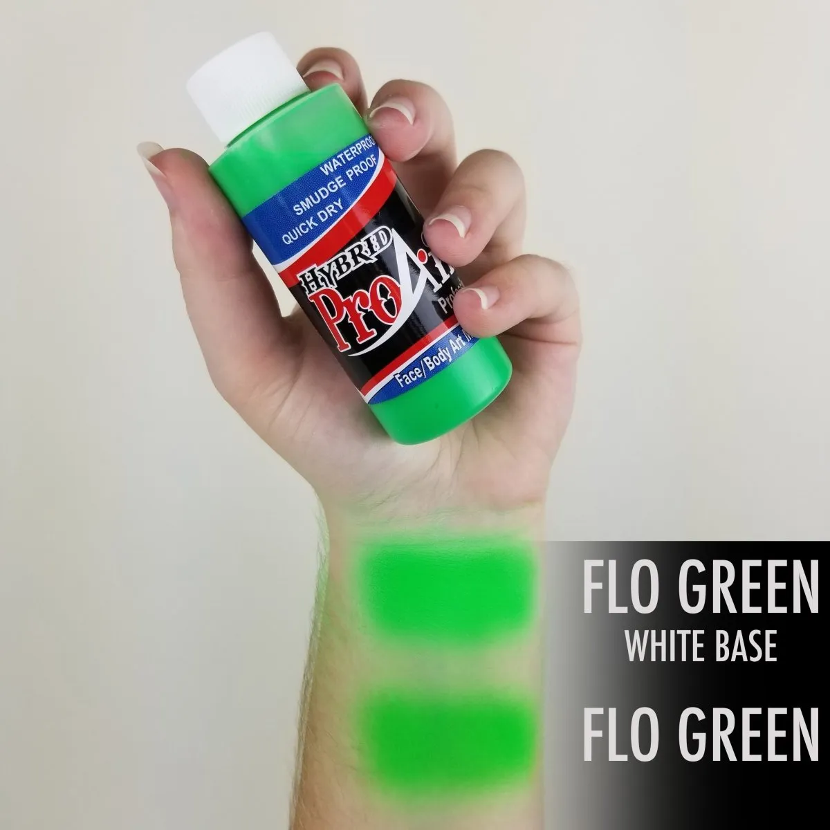 ProAiir Hybrid maquillage Vert Fluo 60 ml UV blacklight