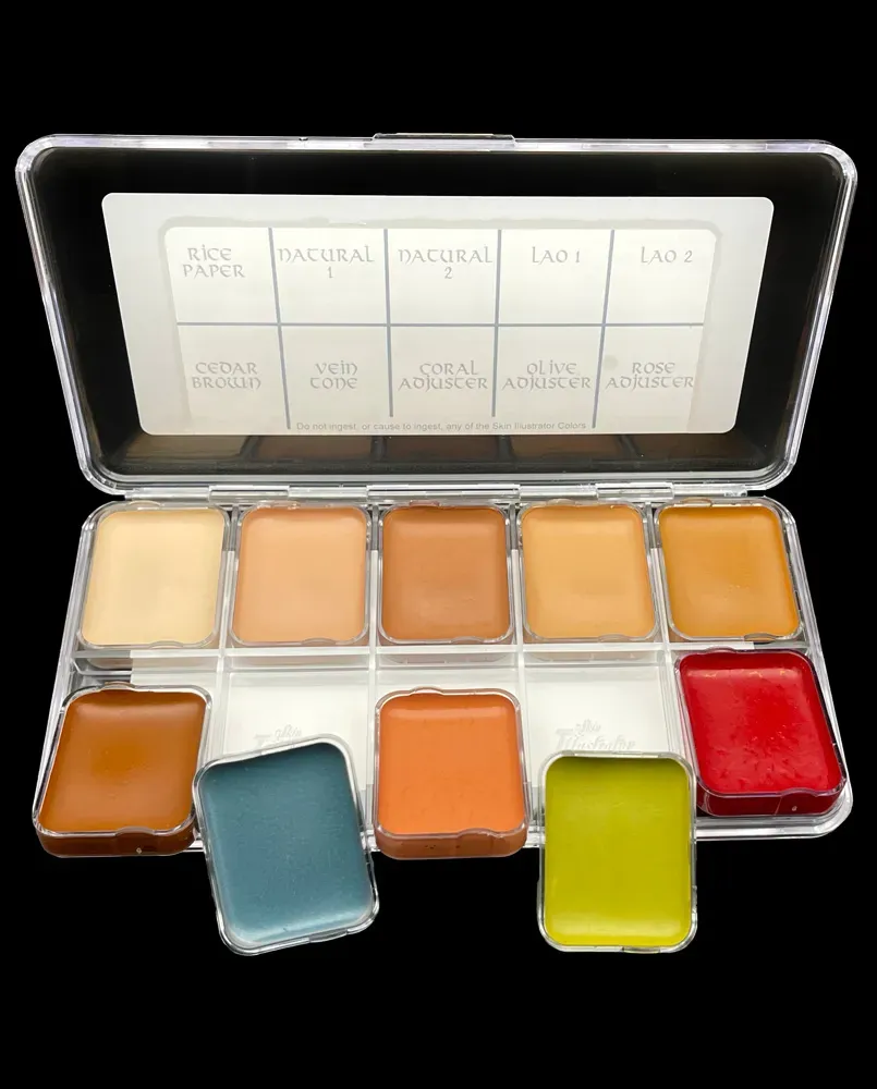 Skin Illustrator Flesh Tone Replaceable Cell palette teints chair
