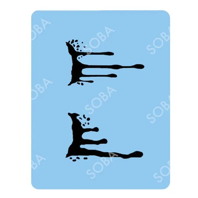 ProAiir StencilEyes QEZ51 pochoir taille unique yeux sanglants