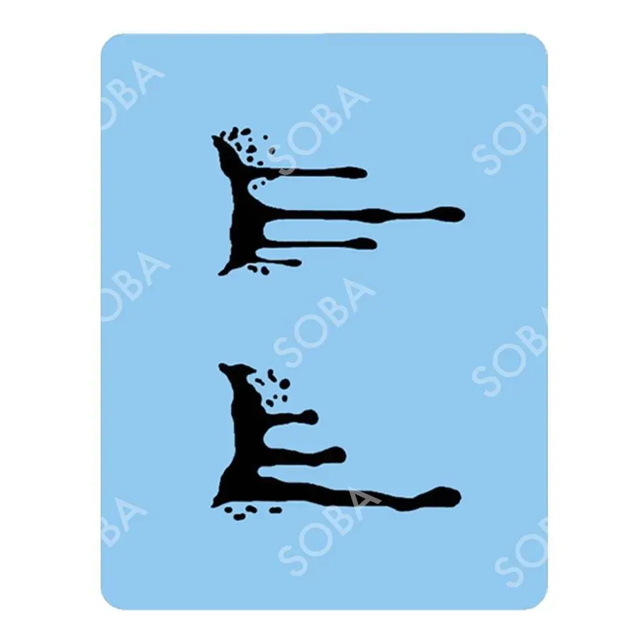 ProAiir StencilEyes QEZ51 pochoir taille unique yeux sanglants