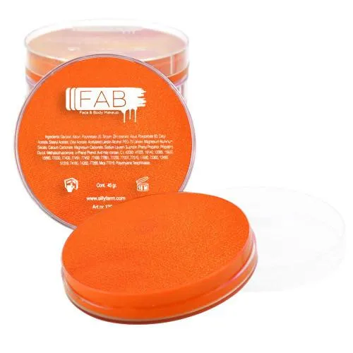 F.A.B. FAB Face Paint Tiger Shimmer 136 peinture visage 16 g orange