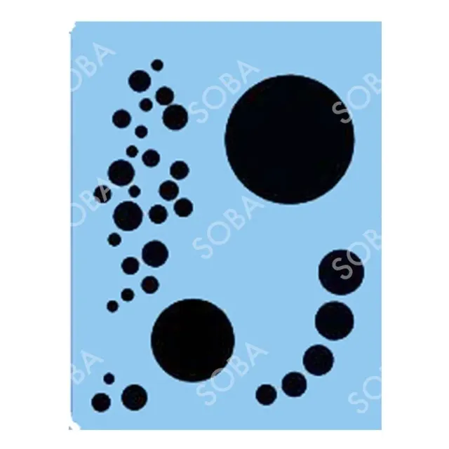 ProAiir QuickEZ QEZ12 Circle Group pochoir ronds bulles