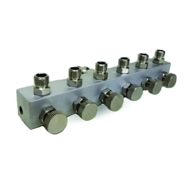 ProAiir Manifold 6 voies répartiteur aérographe 1/8