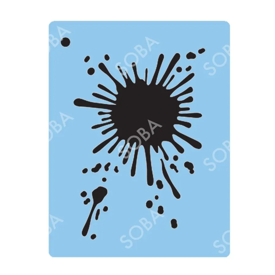 ProAiir StencilEyes QEZ94 Splats 3 pochoir éclaboussures