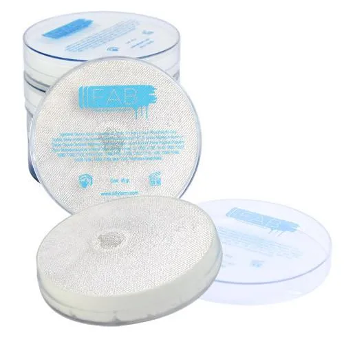 F.A.B. FAB Face Paint White Shimmer/Silver White 140 peinture visage 16 g nacrée