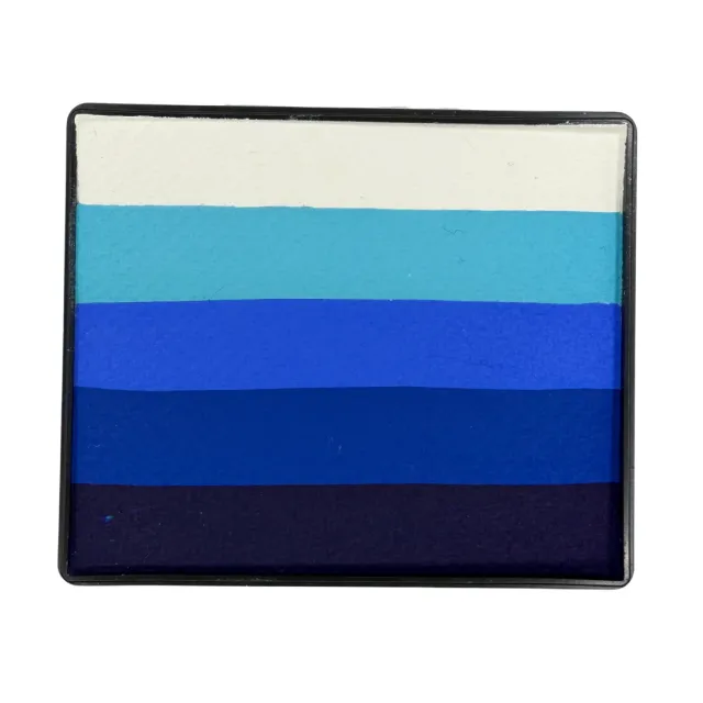 F.A.B. Out of the Blue Rainbow Cake peinture visage 50 g bleue