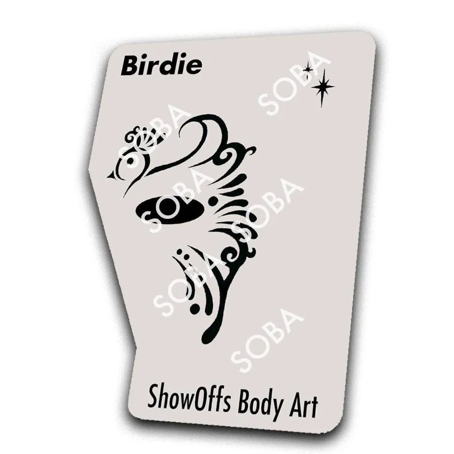 ProAiir StencilEyes Birdie pochoir visage taille unique