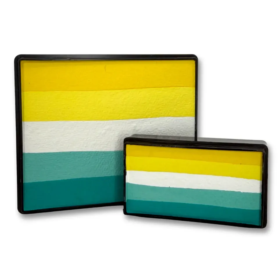 F.A.B. Sunday Vibes Rainbow & Arty Cake Set peinture visage multicolore
