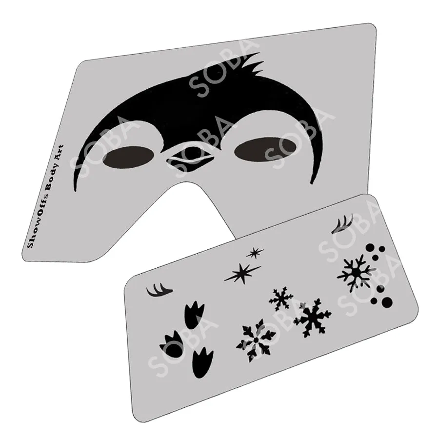 ProAiir StencilEyes Penguin pochoir visage pingouin