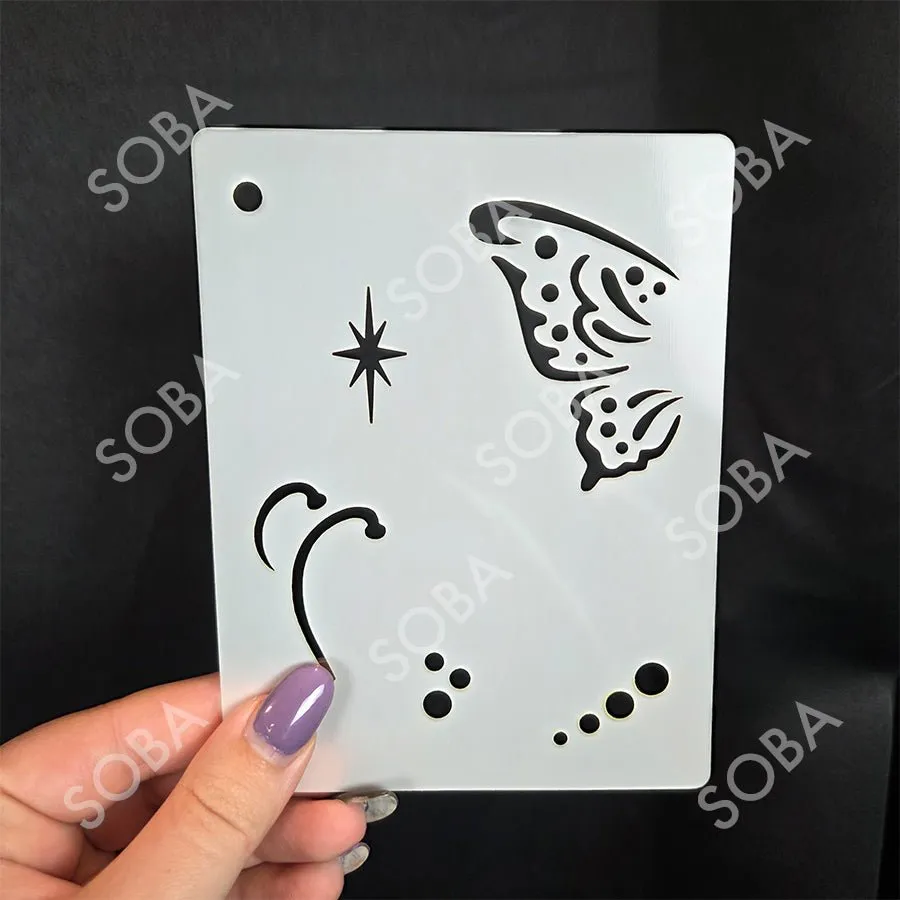 ProAiir StencilEyes QEZ80 Mini aile papillon pochoir