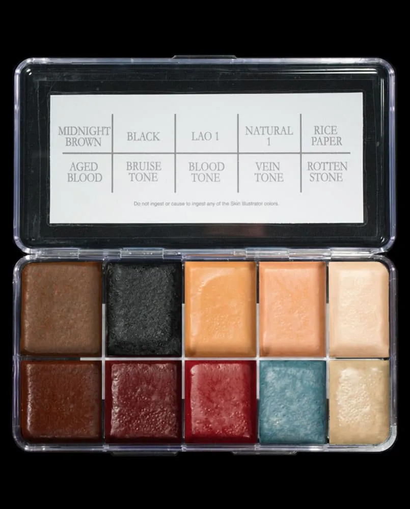 Skin Illustrator Trefor Proud palette maquillage cinéma