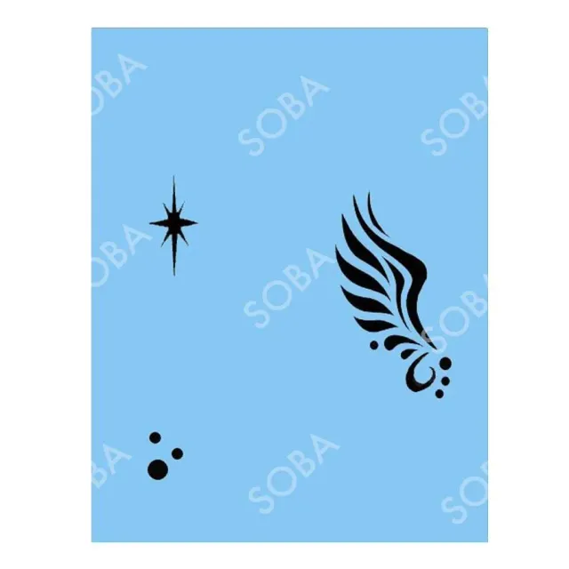 ProAiir StencilEyes QEZ85 Mini Wing pochoir aile maquillage