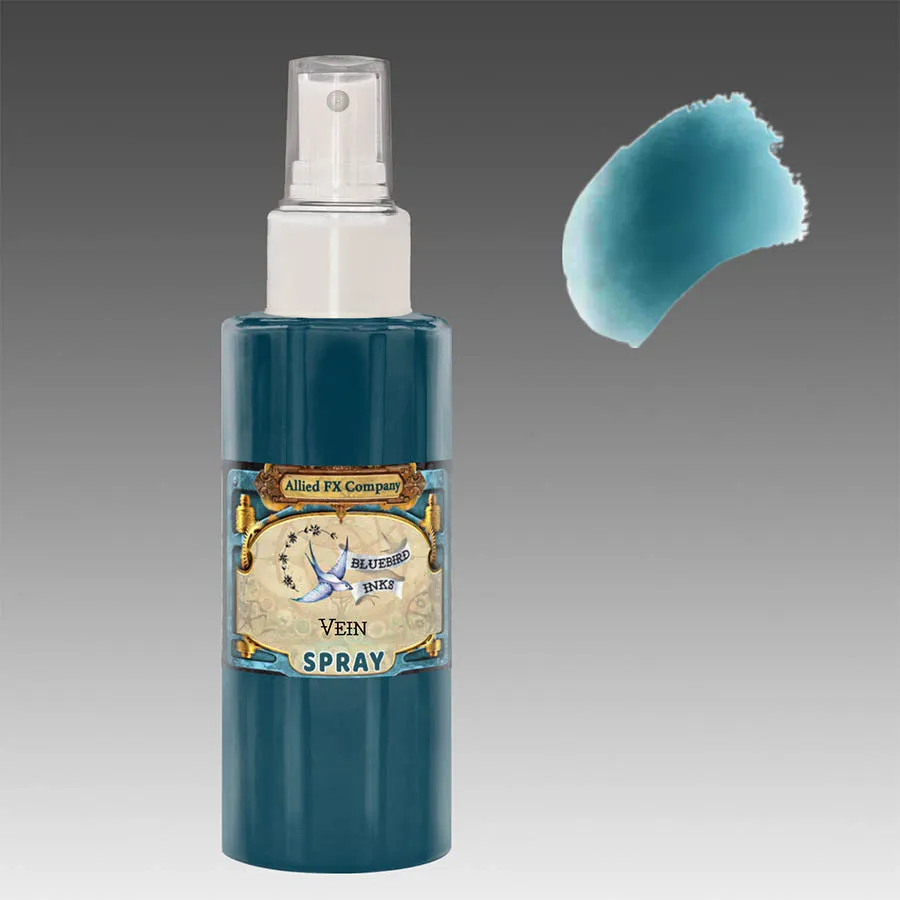 BLUEBIRD Blue Spray encre aérographe Cyan 30 ml