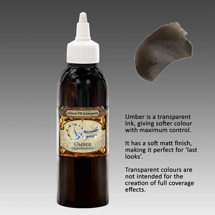 BLUEBIRD Brown Umber encre fluide concentrée 50ml
