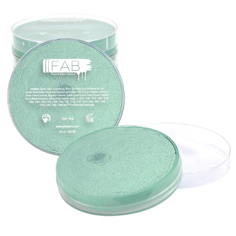 F.A.B. FAB Face Paint SEASHELL Shimmer/Aquacolor 408 fard à l’eau nacré 16 g