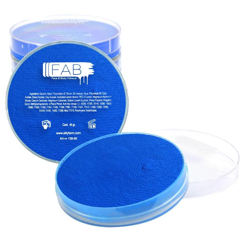 F.A.B. Face Paint Brilliant Blue 143 maquillage visage 16 g bleu