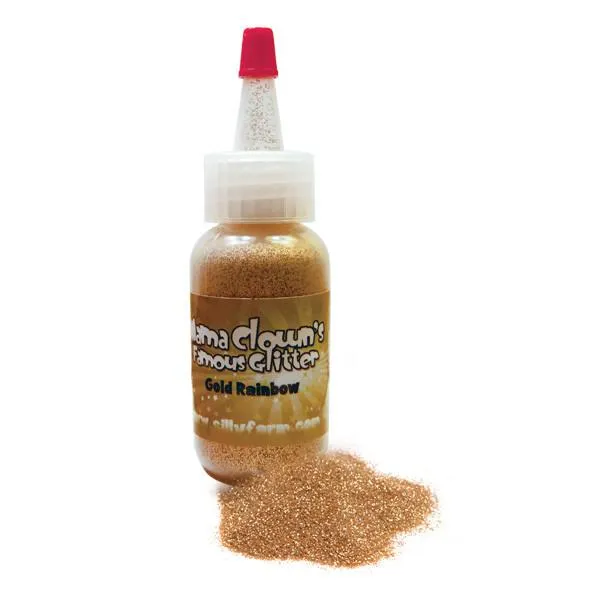 F.A.B. Mama Clown Glitter Golden Glam paillettes or opaques 1 oz en pot