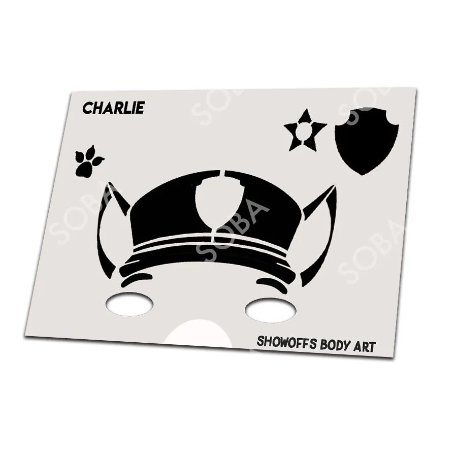 ProAiir StencilEyes Charlie pochoir visage chien policier