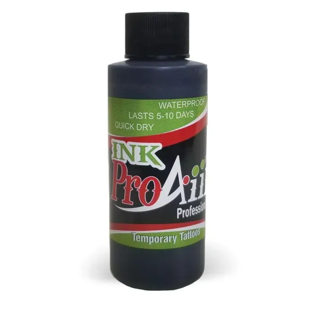 ProAiir INK Black encre tattoo temporaire 60ml waterproof