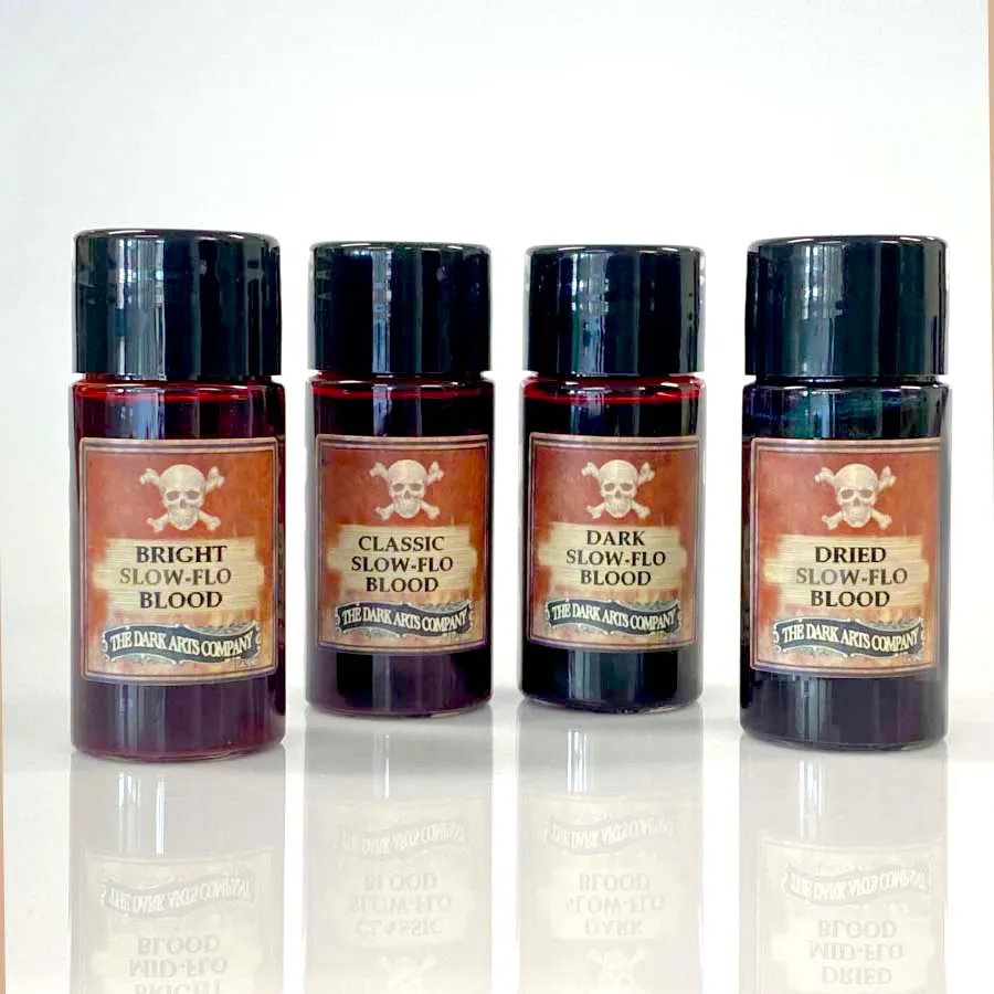 The Dark Arts Flo-Blood faux sang sampler 4x20ml assortiment