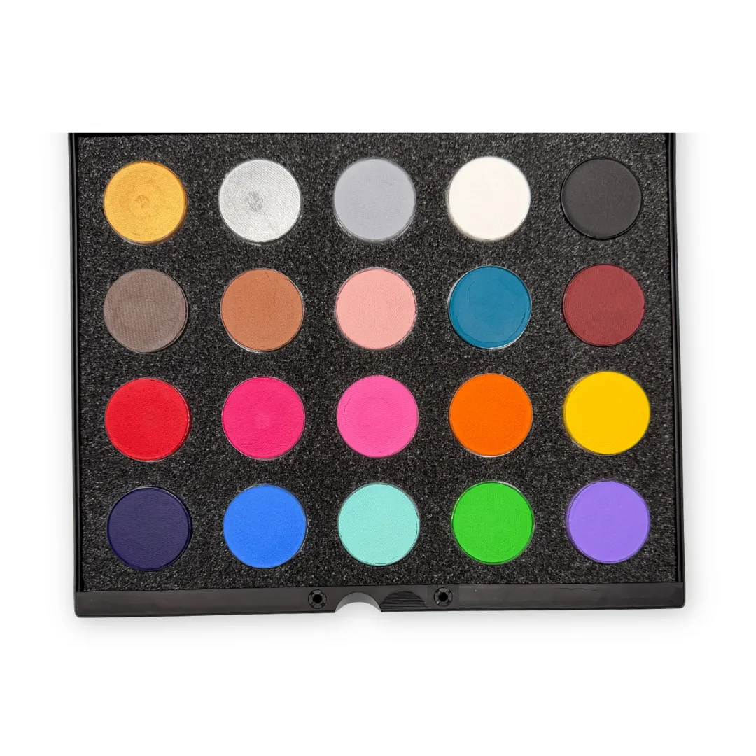F.A.B. 20 Color Face Paint Master Palette palette peinture visage 20 couleurs