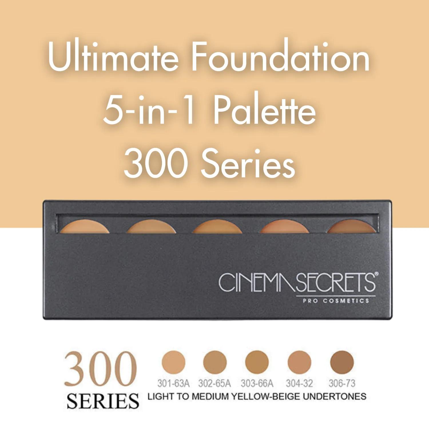 Cinema Secrets Ultimate Foundation palette fond de teint 300 beige clair