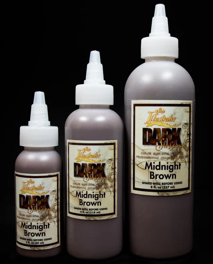 Skin Illustrator Dark Flesh Tone Palette couleurs liquides