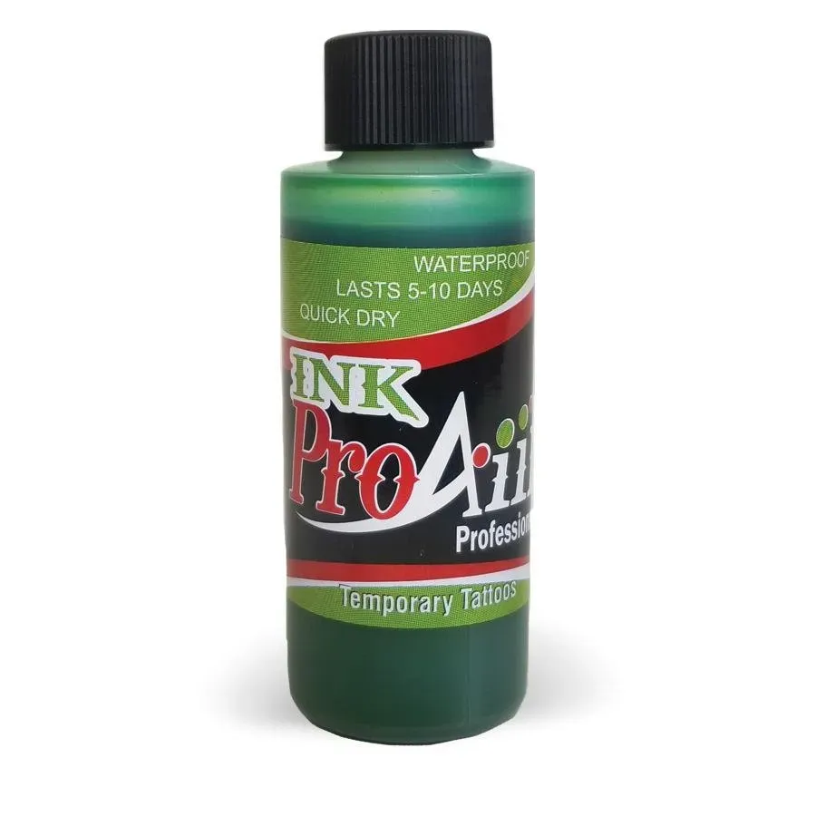ProAiir INK Green encre tatouage temporaire 60 ml vert