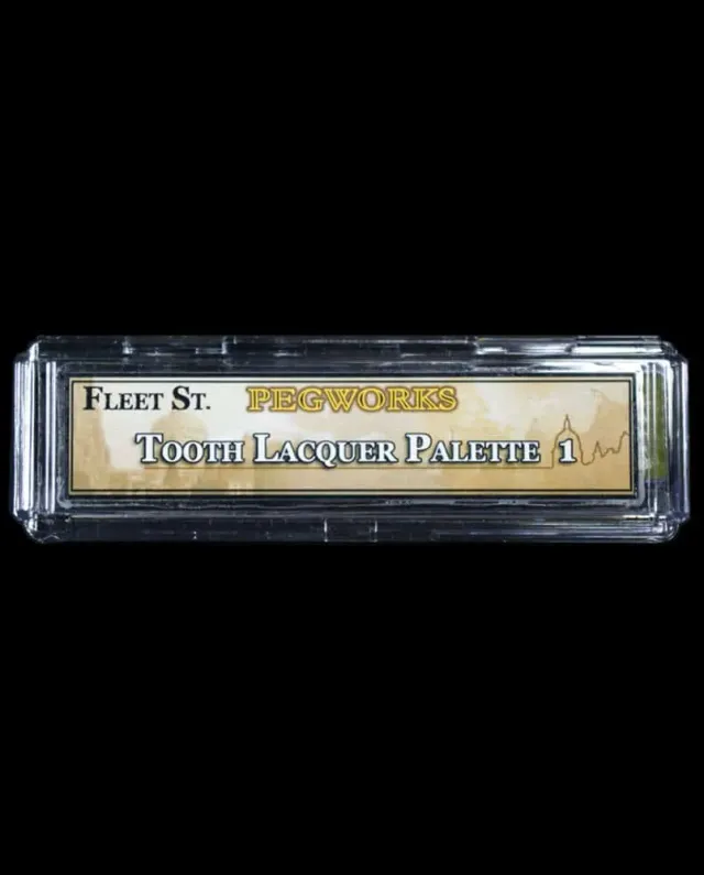 Fleet Street Pegworks Tooth Lacquer palette laque dentaire 1