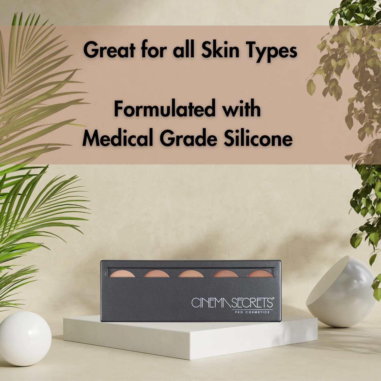 Cinema Secrets Ultimate Foundation 500A palette teint 5-en-1 rosé-beige