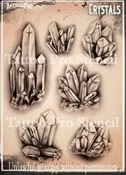 ProAiir Tattoo Pro Stencils TPS Crystals pochoir tatouage