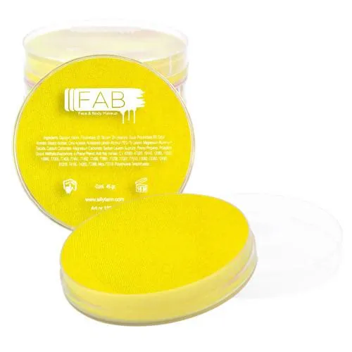 F.A.B. 144 Lemon Yellow maquillage visage jaune citron 16g